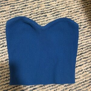 Aritzia teal tube top size XS